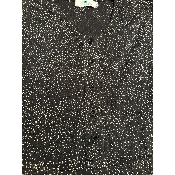 PASSION LILIE Romper Womens XS Rainey Organic Jumpsuit Navy Blue Sleeveless - Picture 9 of 13